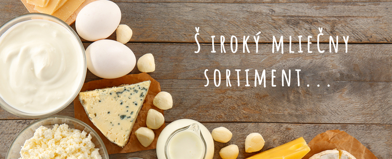Mliečne výrobky - banner