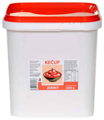 Kečup jemný 5kg vedro SNICO