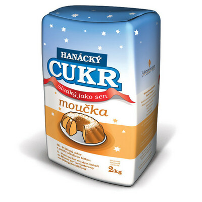 Cukor práškový 1kg HANÁCKÝ