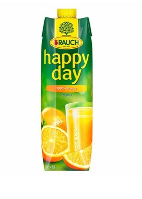 Happy Day džús pomaranč 100% 1L RAUCH