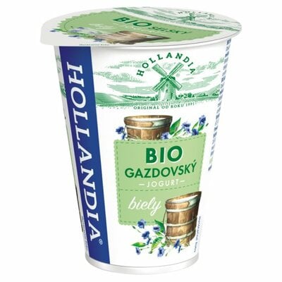 Jogurt biely gazdovský BIO 3,5% 180g HOLLANDIA