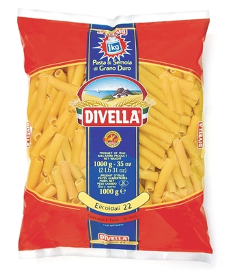 Penne ziti rigate no.27 semolínové 1kg DIVELLA