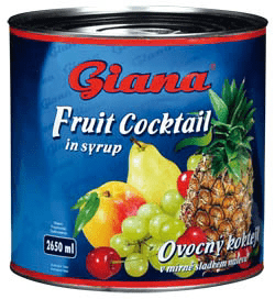 Ovocný koktail 2650ml GIANA