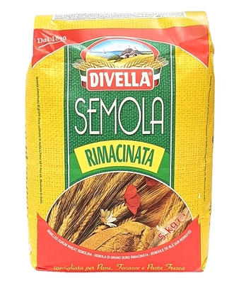 Múka semolínová SEMOLA RIMACINATA 5kg vrece DIVELLA