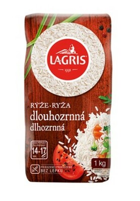 Ryža dlhozrnná 1kg LAGRIS