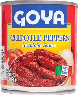 Papričky Chipotle v Adobo omáčke 198g plech GOYA