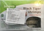 Krevety black tiger celé 8/12 mraz. 0,8kg/bal.